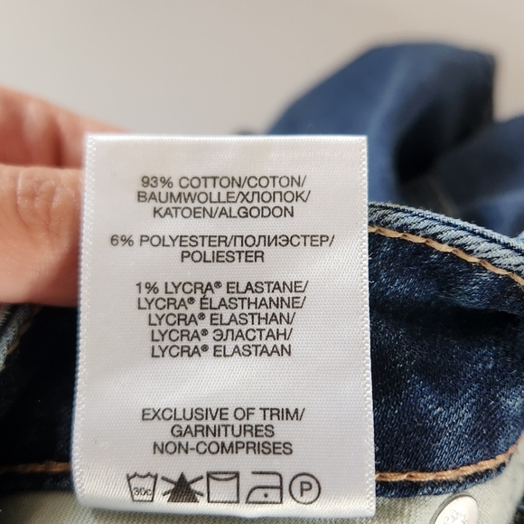 Silver Suki Cropped Denim Jeans Skinny Capri Stretchy Dark Wash Mid Rise Size 28 - Picture 7 of 11